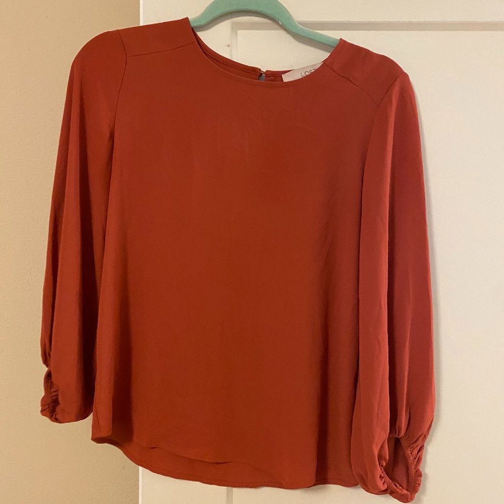 LOFT - blouse - rust